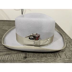 Park Royal Timely Fashion Godfather Hat Pure Wool Gray SZ Large Made In USA